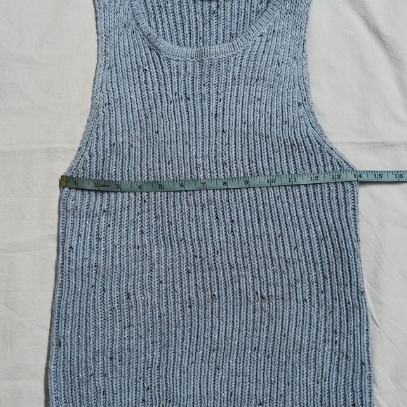 Blue Pure Cotton Pullover sweater - Picture 6 of 8